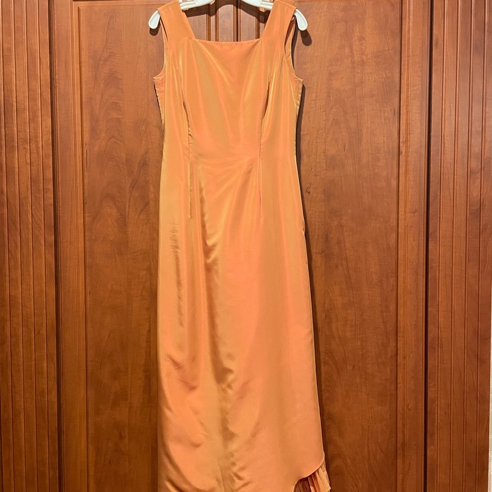 gianfranco ferre iridescent orange dress in size 8. - Picture 2 of 3